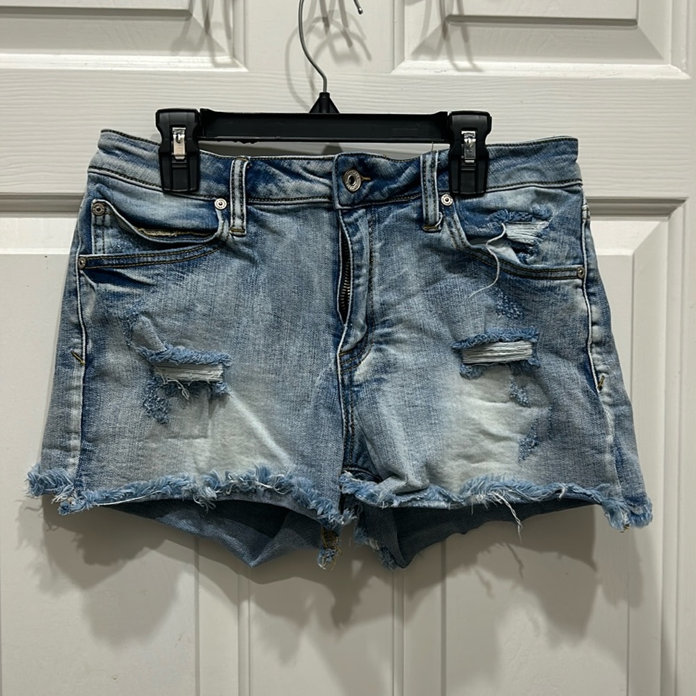 High waisted Jean shorts